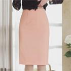 High-waist Midi Skirt
