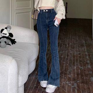Mid Waist Bootcut Jeans
