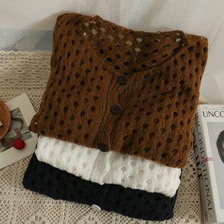 Lightweight Open-knit Loose Cardigan
