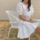 Fold-up Plain Dress