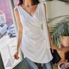 Sleeveless Wrapped Top