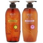 Onaomi - Bath Set : Ginseng & Honey Revitalizing & Moisturizing Bath 800ml + Pearl & Milk Brightening Moisturizing Cream Bath 800ml   2 Pcs