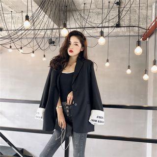 Lettering Panel Blazer