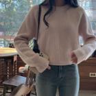 [cle.] Cashmere Blend Crop Sweater