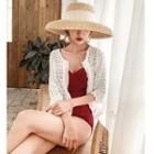 Plain Swimsuit / Cover-up / Set