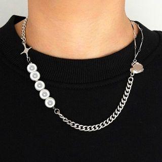 Asymmetrical Beaded Necklace