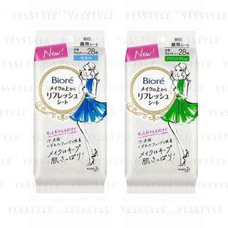 Kao - Biore Makeup Remover Sheet - 2 Types