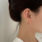 Rhinestone Ear Cuff 1 Piece - Ear Cuff - Gold - One Size