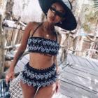 Dot Ruffle-trim Bikini