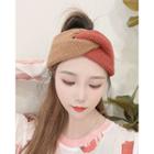 Two-tone Knot Wide Hair Band