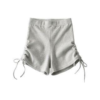 Drawstring Fitted Shorts