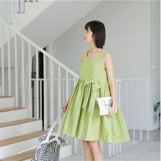 Bow A-line Tank Dress