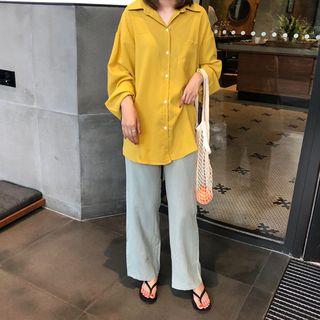 Oversized Shirt / Wide-leg Pants