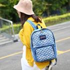 Denim Backpack Check - Light Blue - One Size