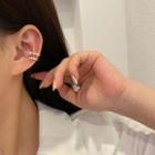 Faux Pearl Cuff Earring 1 Pc - Cuff Earring - White - One Size