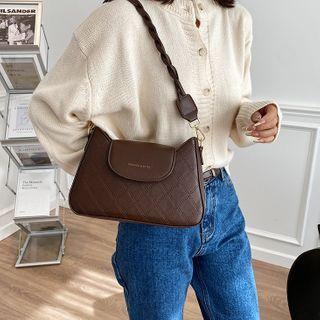 Argyle Stitched Shoulder Bag