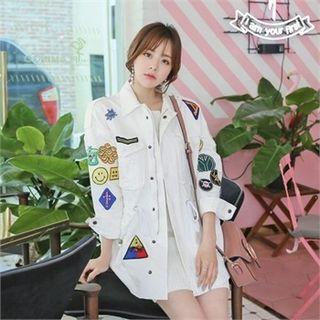 Appliqu  Cotton Parka