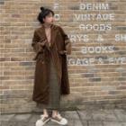Corduroy Blazer Coat