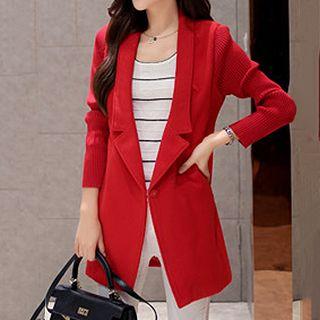 Knit Long Blazer