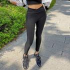 Asymmetric Hip-padded Leggings