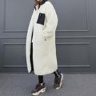 Two-way Sherpa-fleece Long Jacket