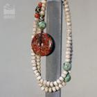 Bead Necklace As Figure - One Size