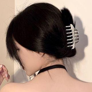Alloy Hair Clamp 1pc - Silver - One Size