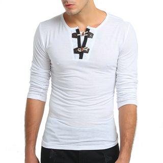 Toggle Coat Long-sleeve T-shirt