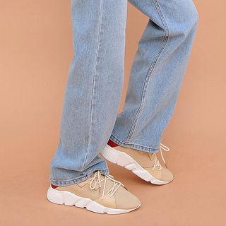 Ribbed Running Sneakers