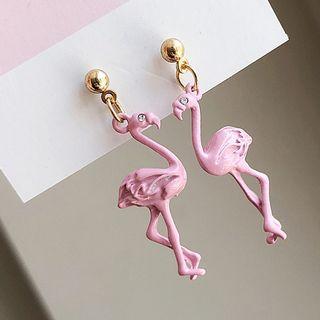 Flamingo Dangle Earring