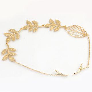 Alloy Leaf Headpiece