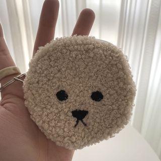 Furry Cartoon Animal Round Coin Purse