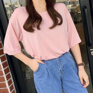 Round-neck Soft-touch T-shirt