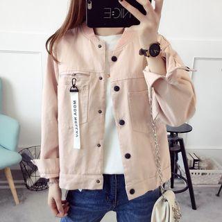 Lettering Strap Jacket