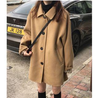Retro Wide Medium Long Small Long-sleeve Jacket