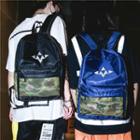 Couple Matching Camo Panel Backpack