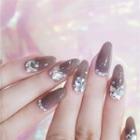 Embellished Faux Nail Tips 59 - Glue - As Shown In Figure - One Size