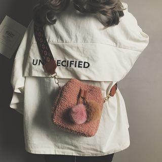 Mini Pom Pom Bucket Bag