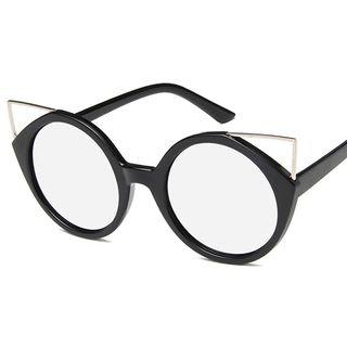 Cat Eye Colored Lens Sunglasses
