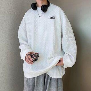 Logo Patterned Sweatshirt