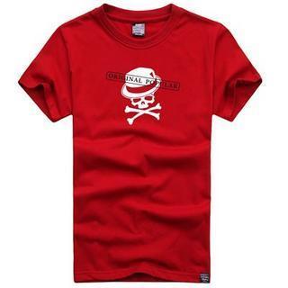 Skull-print T-shirt