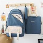 Set: Lettering Backpack + Tote Bag + Charm