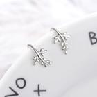Alloy Branches Earring Copper White Gold Plating - One Size