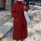 Belted Long Padded Coat