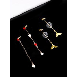 2-pair Set: Alloy Dangle Earring (various Designs)