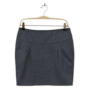 Mini Woolen Skirt