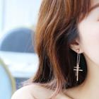Double-layered Cross Earring ( Various Designs )