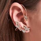 Set Of 3: Rhinestone Butterfly Earring 1431 - 1 Pc - 01 - Kc Gold - One Size