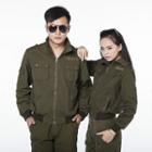 Couple Matching Set: Stand-collar Jacket + Cargo Pants