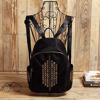 Studded Oxford Backpack